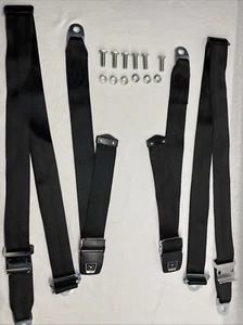 RESTORED 3 POINT LD3 SHOULDER AND LAP KANGOL SEAT BELTS FOR MERCEDES - Picture 1 of 7