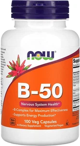 B-50, 100 Caps by Now Foods - Picture 1 of 2