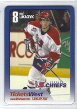 2004-05 Spokane Chiefs (WHL) Ned Lukacevic player magnet 