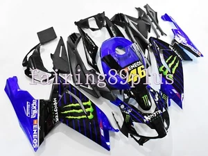 Blue Black ABS Injection Fairing Kit Fit for 2006-11 Aprilia RS125 - Picture 1 of 7