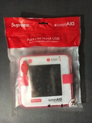 NUEVA LUMINARIA SUPREME PACKLITE NOVA LINTERNA USB SS18 CAMPAMENTO EN MANO LISTA PARA ENVIAR Foto 1 de 3