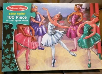 Rompecabezas de 100 piezas Melissa & Doug bailarina recital de ballet - SELLADO Foto 1 de 4