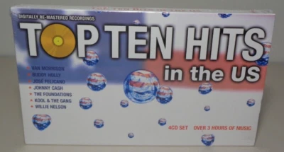 TOP TEN HITS IN THE U.S. by Various Artists / New CD / 4 Disc Set / LOT OF 10 - Image 1 of 4