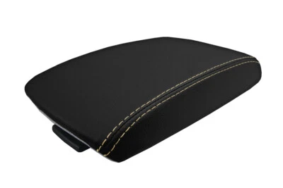 Se adapta a Mazda 3 2010-2013 PVC Cuero Consola Tapa Pull Over Cubierta Puntada Beige Foto 1 de 4