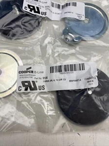 (LOT OF 2) NEW Cooper B-Line Part Number: S125 Plug Types 3R , 4 ,12 or 13 - Picture 1 of 2