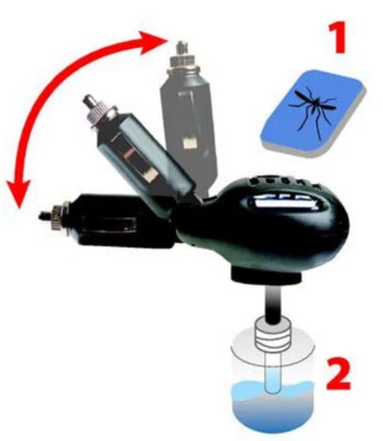 Diffuser Electric Insecticide for Anti Mosquitoes Killer 12/24V Car Truck 2 in1 - Image 1 of 4