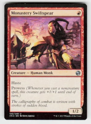 Iconic Masters #140 Monastery Swiftspear - Image 1 of 2