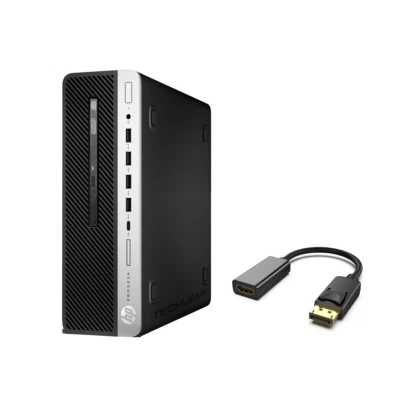 HP ProDesk 600G3 Desktop Computer PC Intel i5 8GB 1TB HDD WIFI HDMI DVRW WIN 10 - Image 1 of 4