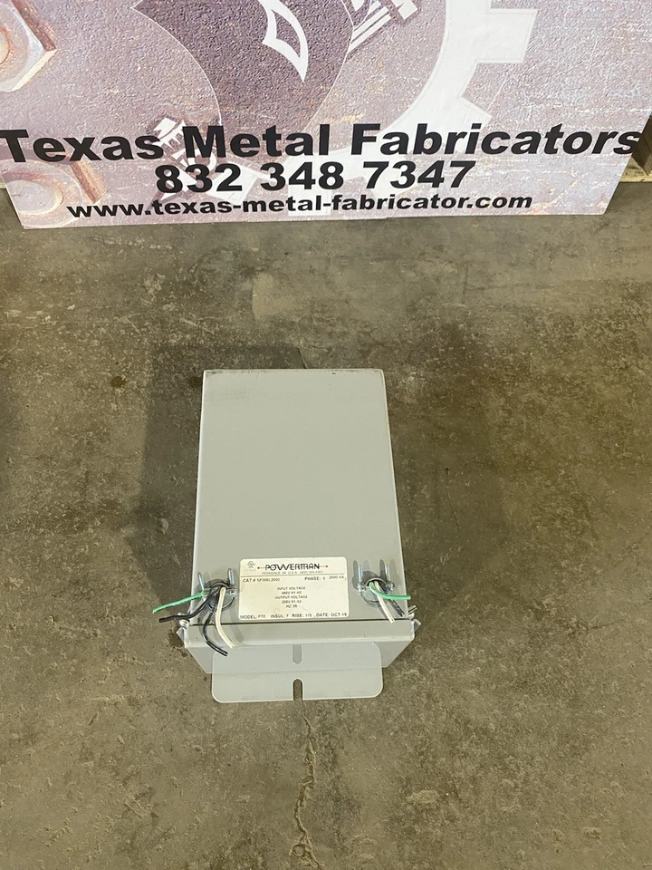 Transformador de propósito general Powertran NF006L200 208/480V 60Hz 0Ph  Foto 1 de 4