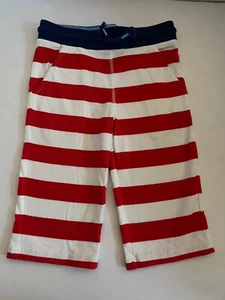 BODEN Boys Sz 7y EUC Striped Jersey Shorts w/ drawstrin & 4 pockets - Picture 1 of 4