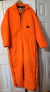Duxbak Men's Insulated Coveralls Hunter/Saftey OrangeZip Legs Front X Large Reg - Picture 1 of 11