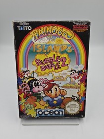 NES Rainbow Islands Bubble Bobble 2 mit OVP und Anleitung FRA