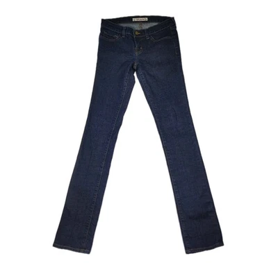 J BRAND Stone Women's Skinny Stretch Jeans Size 26 (~27x32) Blue Made In USA - Image 1 of 4