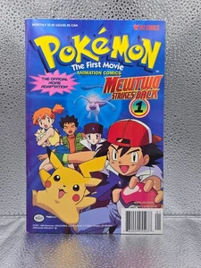1998 Pokemon The First Movie Animation Comics Mewtwo Strikes Back #1! - Picture 1 of 2