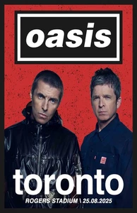 Oasis Live 25 Toronto 2025  Framed Concert Poster - Picture 1 of 2