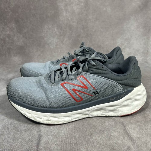 Sneakers da corsa taglia 12 5 D New Balance uomo Fresh Foam X 840v1 M840FLS grigio rosso