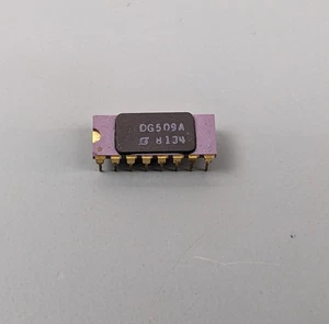 Intersil DG509A 8-Channel CMOS Analog Multiplexer IC - Picture 1 of 3
