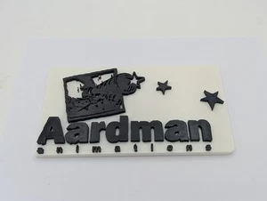 Aardman Animations - 3D printed studio logo. wall mounted. 250mm wide - Picture 1 of 2