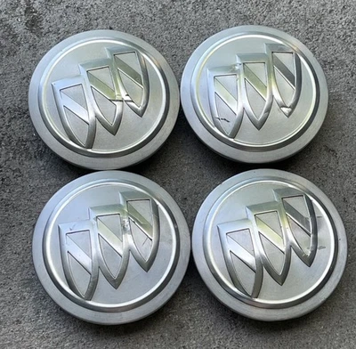2013-2017 Buick Enclave Silver Machined 3" Center Cap 9595116 Set of 4 Caps - Image 1 of 4