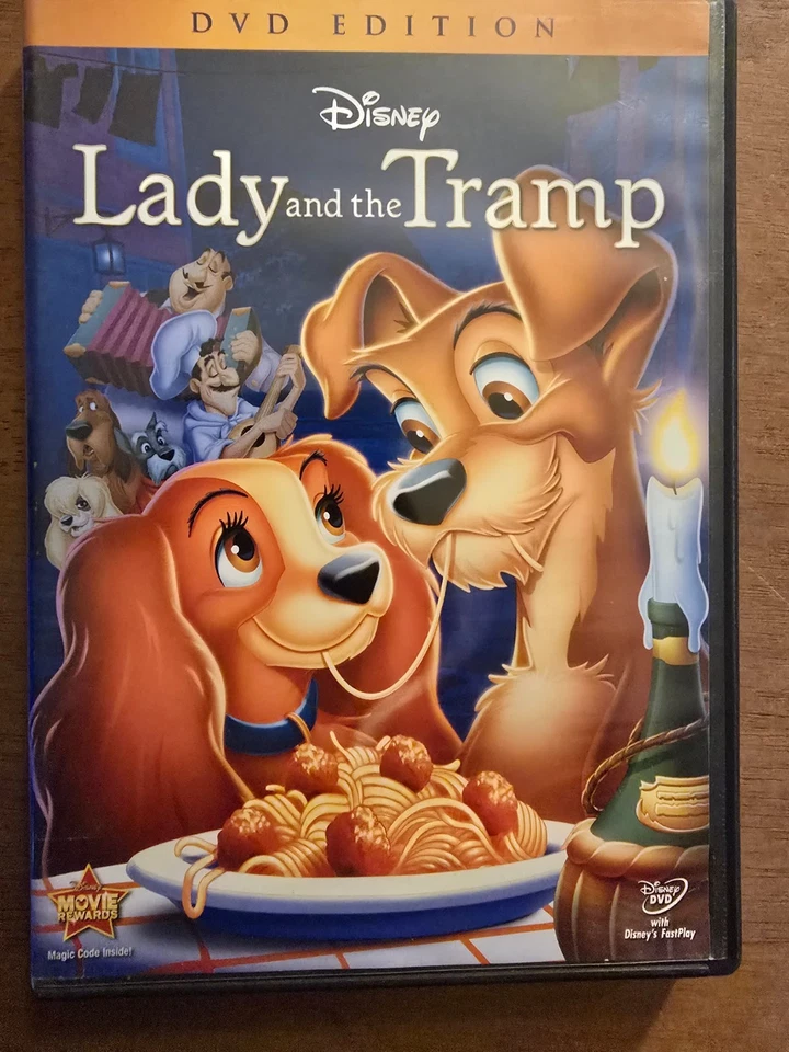 Lady and the Tramp (DVD, 2012), Disney, FREE SHIPPING, Good Condition Foto 1 de 1