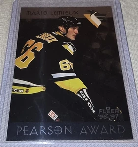 1996-97 Fleer Pearson Award Mario Lemieux #7 - Picture 1 of 8