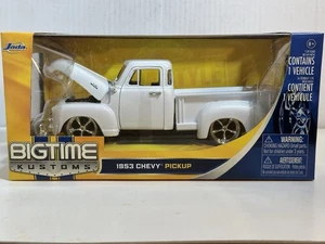 JADA TOYS BTK 1953 CHEVROLET PICKUP TRUCK WHITE 1:24 DIECAST MODEL  #53 - Picture 1 of 7