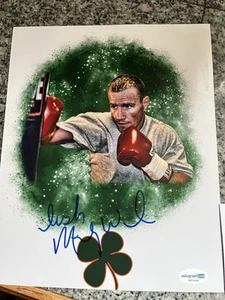 Irish Micky Ward AUTOGRAPH Signed Boxing Champ Autographed 8x10 Photo ACOA GATTI - Picture 1 of 2
