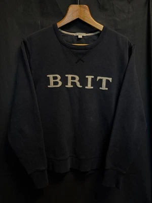 Sudadera Burberry Brit Pullover Cuello Redondo Logo Grande Deletreado Foto 1 de 4