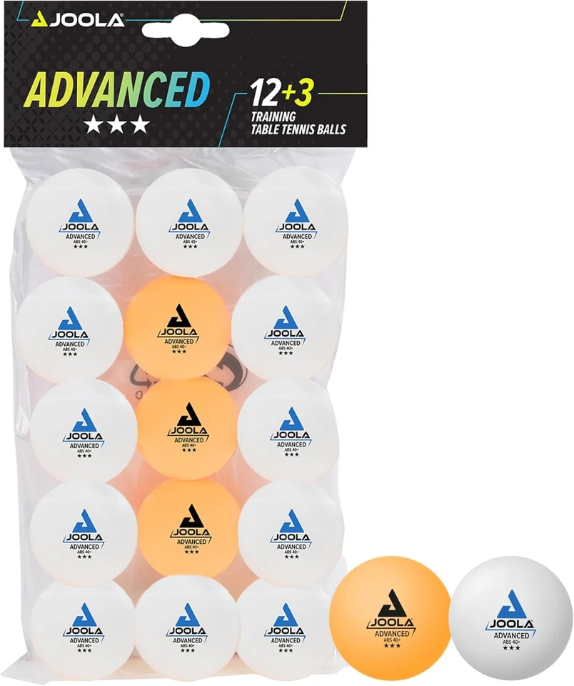 JOOLA 3 Sterne Training Advanced - Palline Da Ping Pong Premium Da 40 Mm Di Diam