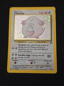 Chansey 003/130 Base Set 2 Holo Rare WOTC Vintage Pokemon TCG Moderate Played - Bild 1 von 2