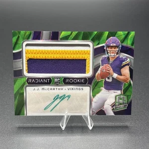 2024 Spectra JJ McCarthy Radiant Rookie RPA Auto /35 - Picture 1 of 6