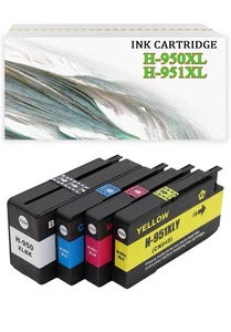 Nowy generyczny wkład atramentowy 950XL 951XL pasuje do HP OfficeJet 8600 8610 8620 8625 - Zdjęcie 1 z 8