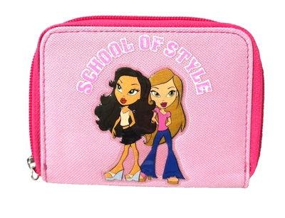 НОВЫЙ С ЯРЛЫКОМ BRATZ LIL' BRATZ РОЗОВЫЙ МОНЕТА МОЛНИИ МОНЕТА БУМАЖНИК 4 «X 5» - Изображение 1 из 3