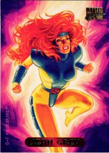 Tarjeta coleccionable Jean Grey de colección 1994 obras maestras de Marvel Fleer X-Men arte cómico - Imagen 1 de 2