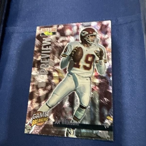 Joe Montana Classic NFL game Breaker Preview Card #GP3 Kc Chiefs - Excellent - Picture 1 of 4