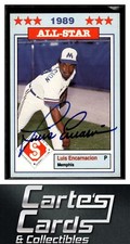 Luis Encarnacion 1989  Jennings Southern League #22 TTM/IP Signed Autographed