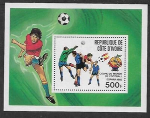 1982 Spain Football Cup in Mini Sheet MUH/MNH as Issued - Picture 1 of 1