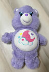 Just Play Care Bears Sweet Dreams Plush Lilac Pink Moon 2015 14” Glow In Dark