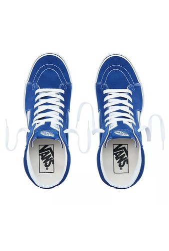 NUOVISSIME SCARPE DA GINNASTICA VANS KIDS SK8 HI LAPIS BLU VERO BIANCO TAGLIA UK 3