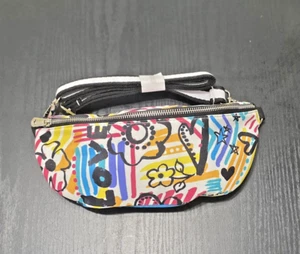 Brighton Crossbody Graffiti Love TL Artsy Creative Belt Bag Fanny Pack Purse NEW - Picture 1 of 9