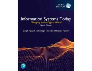 Information Systems Today 9e by Joseph Valacich Global Edition - Picture 1 of 1