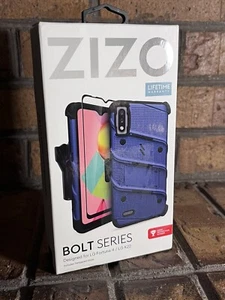 ZIZO BOLT Series ✅ LG Fortune 4 / LG K22 Case 12ft Military Drop Tested ✅ Blue - Picture 1 of 8