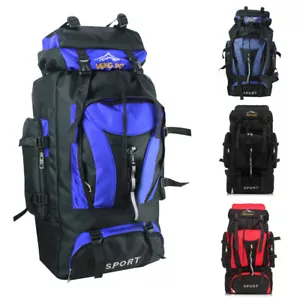 Zaino 70L Uomo Donna Campeggio Escursionismo Zaino Sport Campeggio Borsa Outdoor Viaggio - Foto 1 di 21