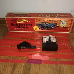 Vintage Topper Johnny Lightning Single Drag Strip Partial Set *NO CAR* - Picture 1 of 19