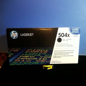 HP 504X Wysokiej wydajności oryginalny toner LaserJet, czarny (CE250X) - Zdjęcie 1 z 6