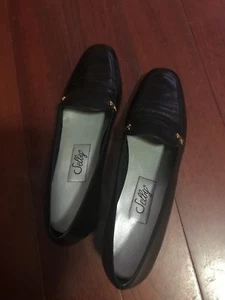 Plano para mujer SELBY. Cuero negro muy suave. Talla. 7.5S (delgado/estrecho) ¡Excelente! - Imagen 1 de 9