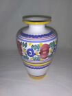 Vintage Modra Slov. Hand Painted Ceramic Pottery 5 1/4"  Vase:  Pre-Owned