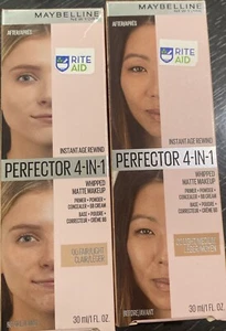 MAYBELLINE PERFECTOR 4 IN 1 WHIPPED MATTE MAKEUP 00 FAIR/LIGHT & 02 Light/medium - Picture 1 of 3