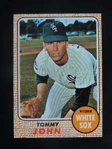 1968 Topps Baseball Card #72 Tommy John (NM) - Picture 1 of 2