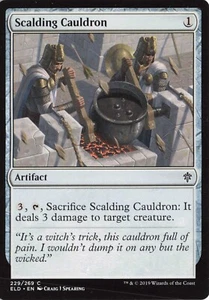 MTG Scalding Cauldron Throne of Eldraine (ELD) Common Magic #229/269 - Picture 1 of 2